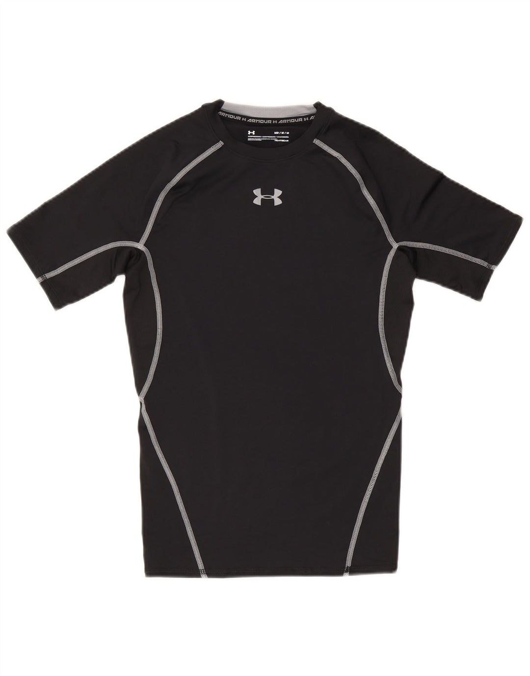 Under Armour T-Shirt Heat Gear Graphic Homme Noir Moyen Polyester