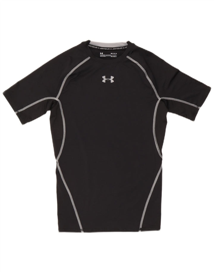 Under Armour T-Shirt Heat Gear Graphic Homme Noir Moyen Polyester