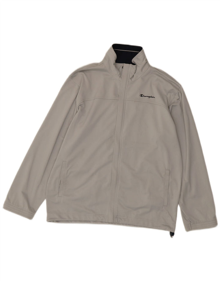 Champion Veste de survêtement pour homme Petit gris Polyester