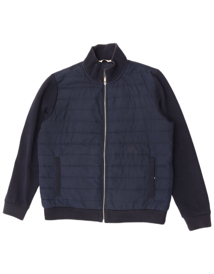Marks & Spencer Veste matelassée pour homme UK 42 XL Bleu marine Polyester