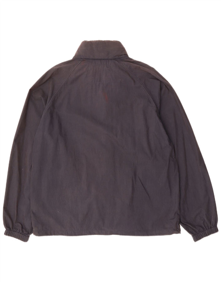 Kappa Veste Bomber Homme UK 44 2XL Bleu Marine Coton