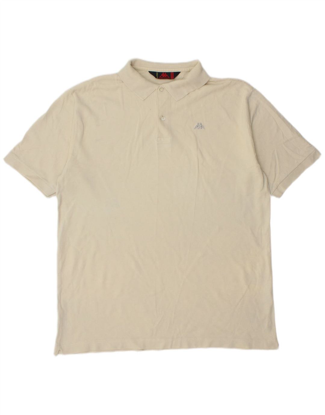 Kappa Polo Homme XL Blanc Coton