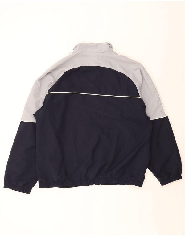 Adidas Veste de survêtement pour homme UK 40/42 Bleu marine moyen Colourblock