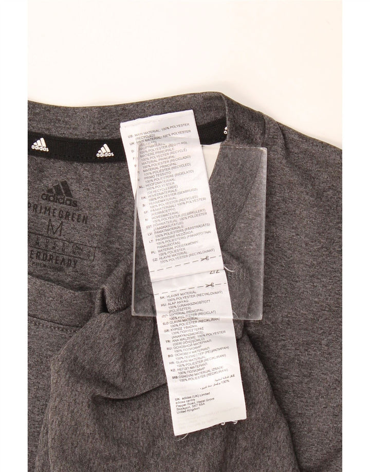 ADIDAS Tee-Shirt Aeroready Graphic Homme Gris Moyen Polyester