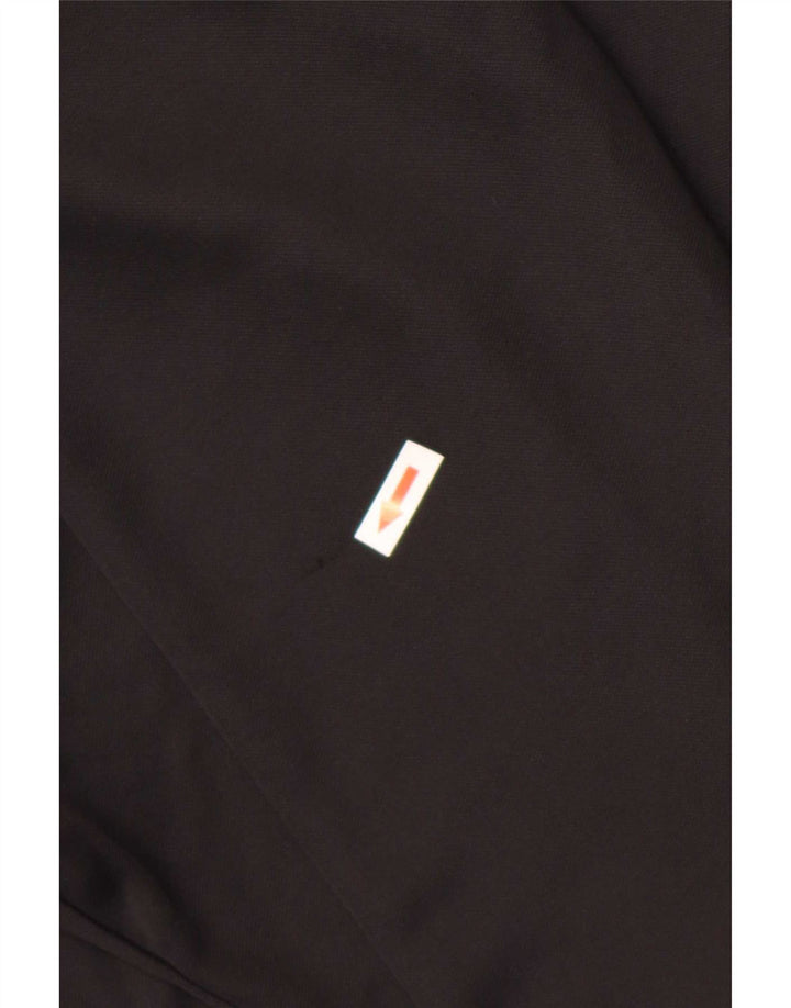 Adidas Hommes Aeroready Zip Neck Pull Survêtement Top Large Noir Polyester