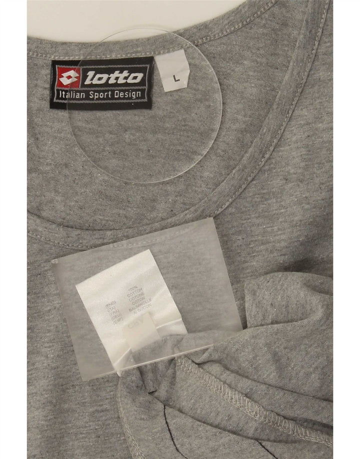 Lotto Débardeur Homme Large Gris Coton