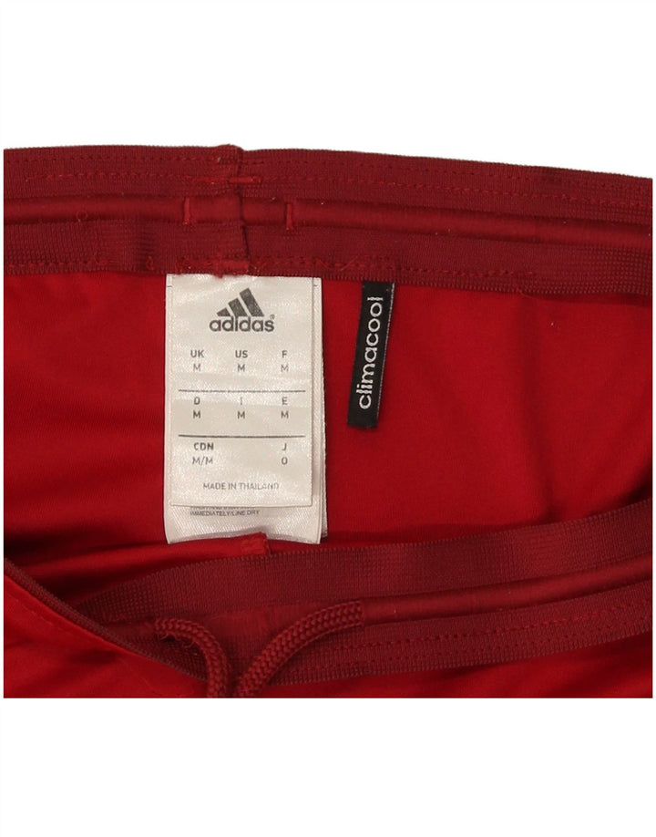 Adidas Short de Sport Climacool Homme Rouge Moyen Polyester