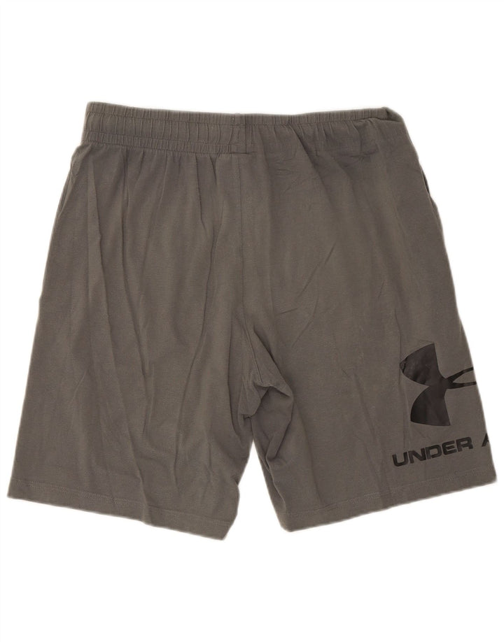 Under Armour Short de Sport Graphic Homme Gris Moyen