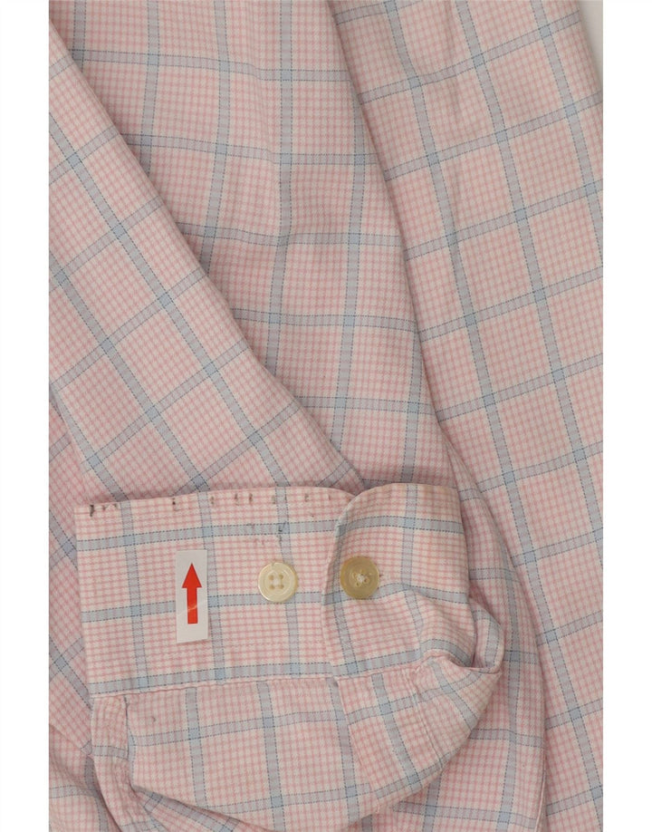 Chemise Homme Orvis 2XL Coton à Carreaux Rose