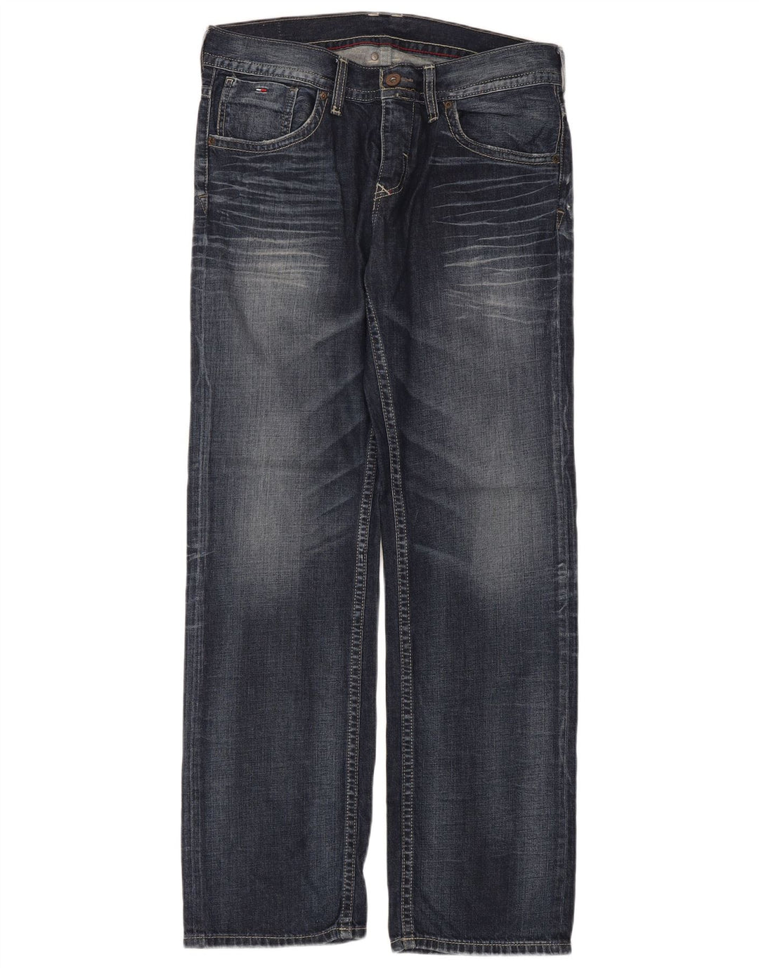 Tommy Hilfiger Jean droit homme W34 L34 bleu coton