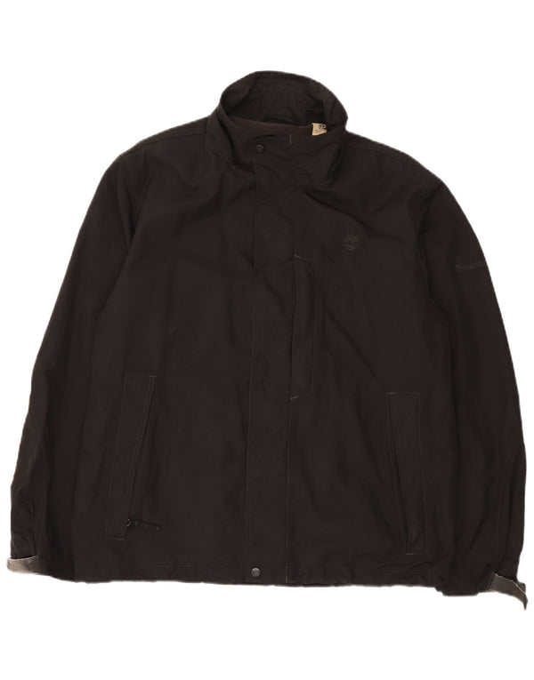 Timberland Veste coupe-vent pour hommes UK 38 Nylon noir moyen