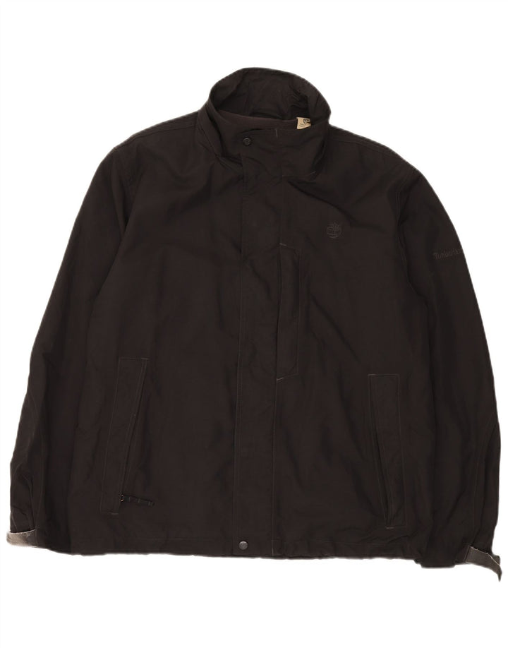 Timberland Veste coupe-vent pour hommes UK 38 Nylon noir moyen