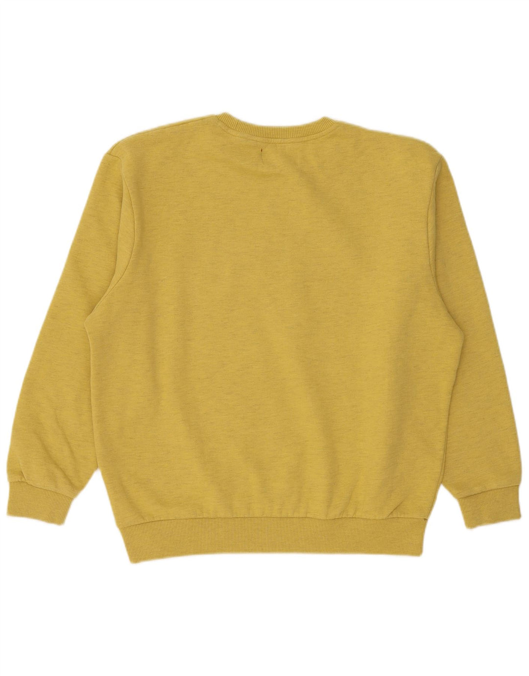 SUPERDRY Sweat-shirt graphique pour femme UK 12, jaune moyen moucheté