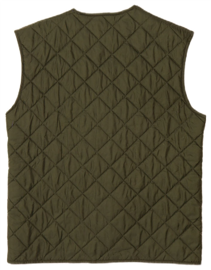 SLAM Gilet matelassé pour homme UK 38 Medium Kaki Nylon