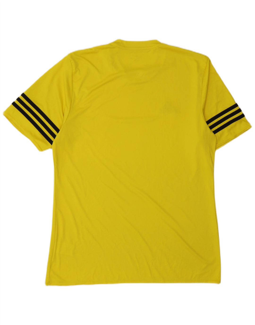 ADIDAS T-shirt Climalite pour hommes, grand jaune, polyester
