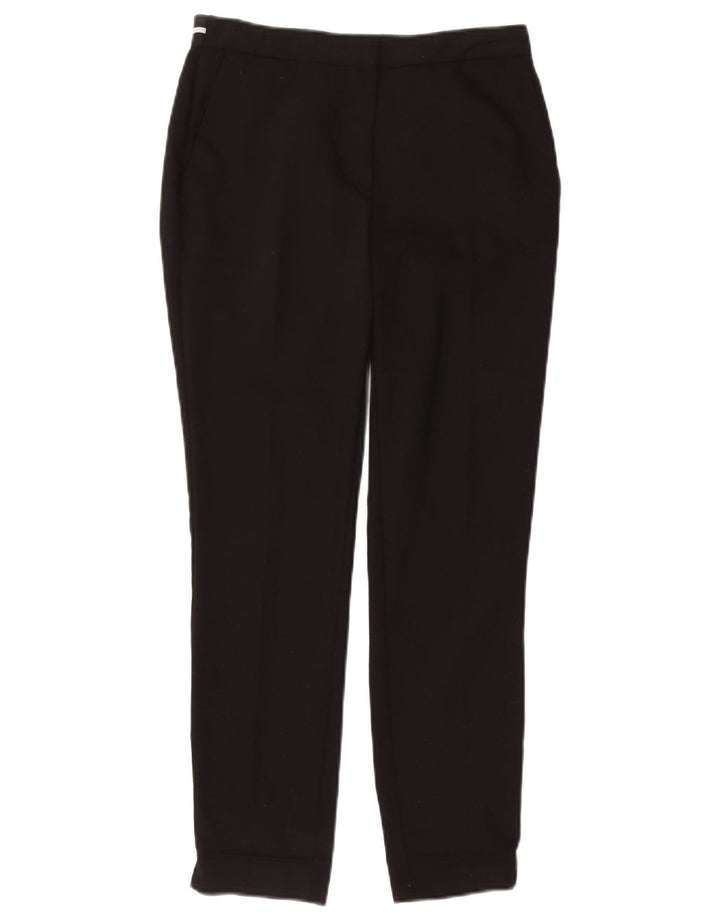 Pantalon Chino Slim Femme Zara Petit W26 L26 Noir