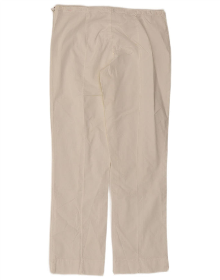 Onyx Pantalon décontracté droit pour femme W28 L25 Blanc