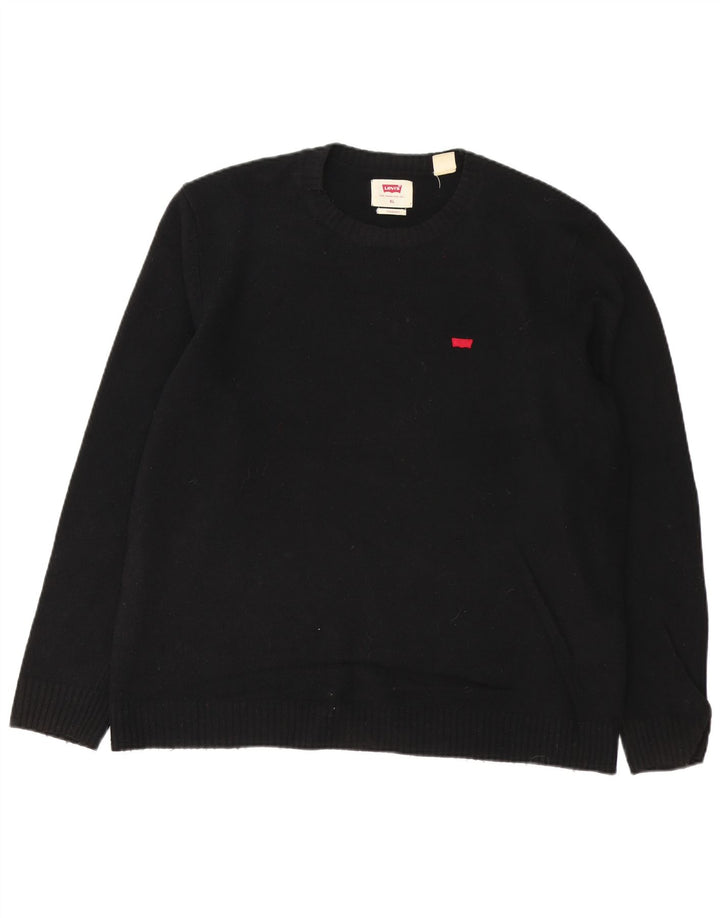 Levi's Pull Standard Crew Neck Jumper XL Homme Noir Laine