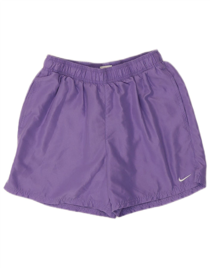 Nike Short de sport pour femme UK 14 Violet moyen Polyester