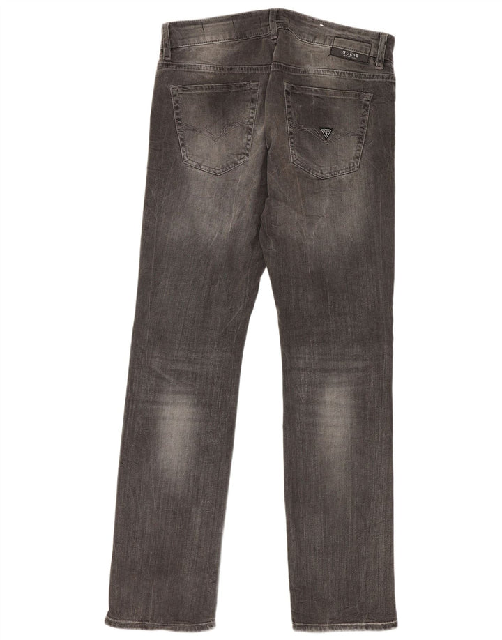 Guess Jean Slim Angels Homme W30 L32 Gris Coton