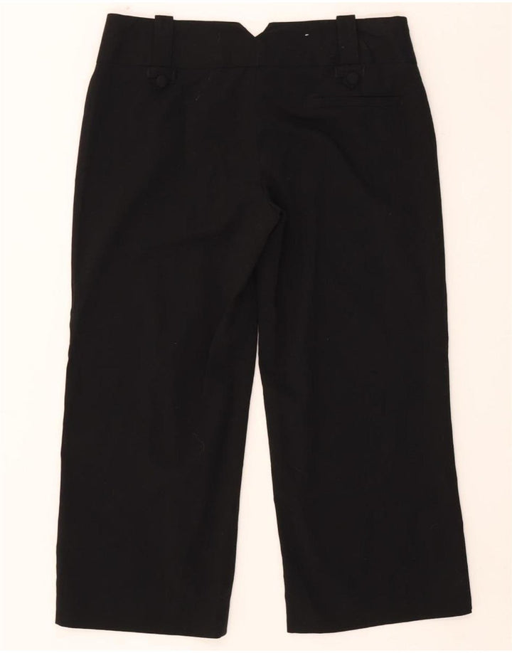 MOSSIMO Womens Straight Capri Trousers US 2 XS W29 L21 Black Polyester Vintage Mossimo and Second-Hand Mossimo from Messina Hembry 