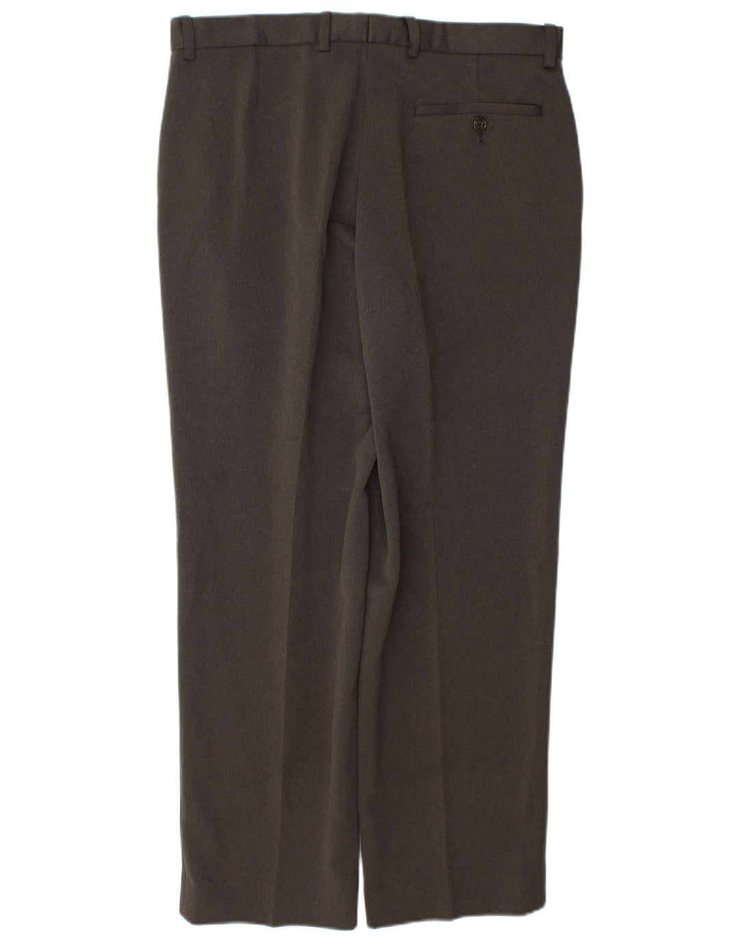 Marks & Spencer Pantalon de costume fuselé pour homme W34 L29 Marron Polyester