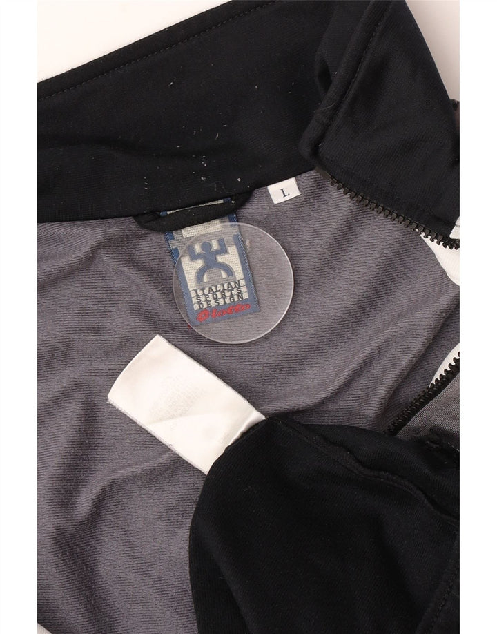 Lotto Veste de Survêtement Graphique pour Homme Grand Noir Colorblock Polyester