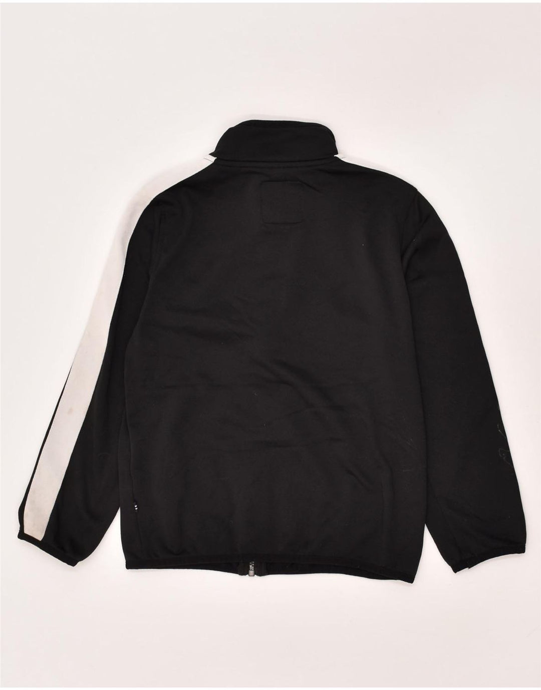 NAUTICA Boys Tracksuit Top Jacket 7-8 Years Small Black Polyester | Vintage Nautica | Thrift | Second-Hand Nautica | Used Clothing | Messina Hembry 