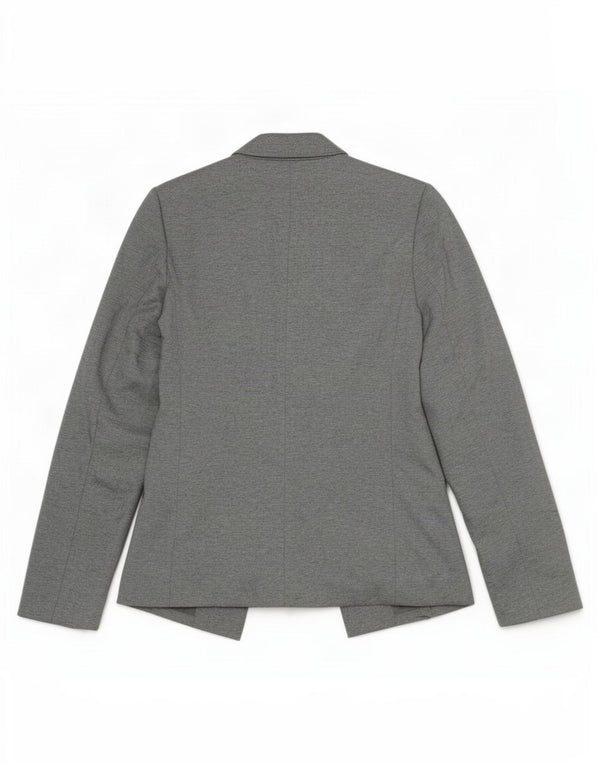 Oasis Veste Blazer Ouverte Femme UK 8 Petit Gris Polyester