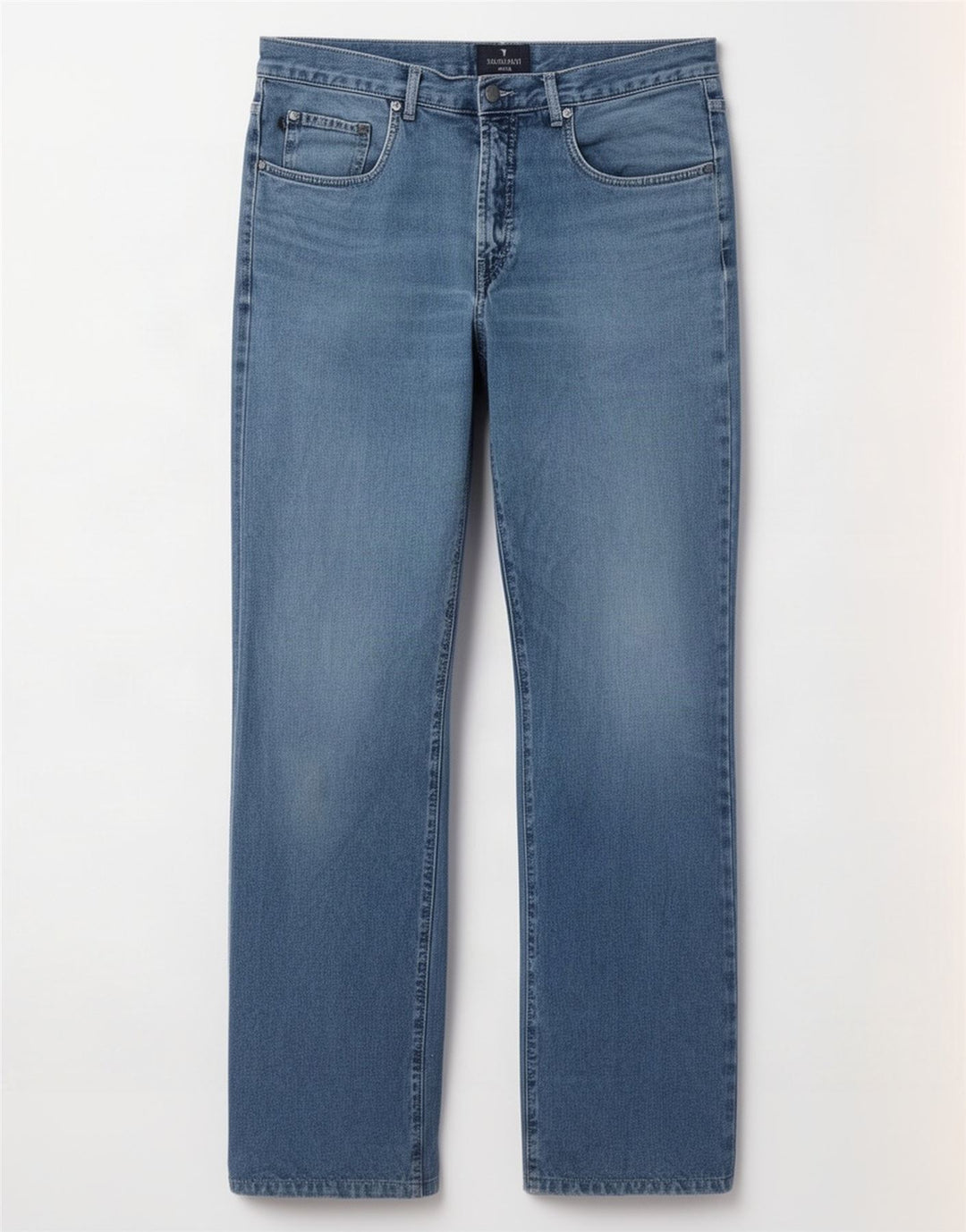 Trussardi Jean Droit W34 L32 Bleu Homme