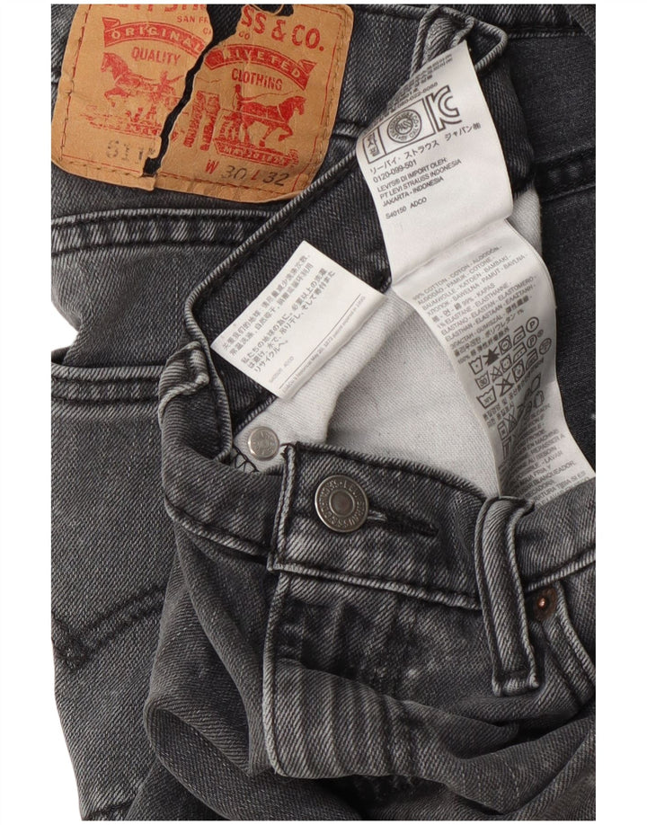 Levi's Jean Slim 511 Femme W30 L28 Gris Coton