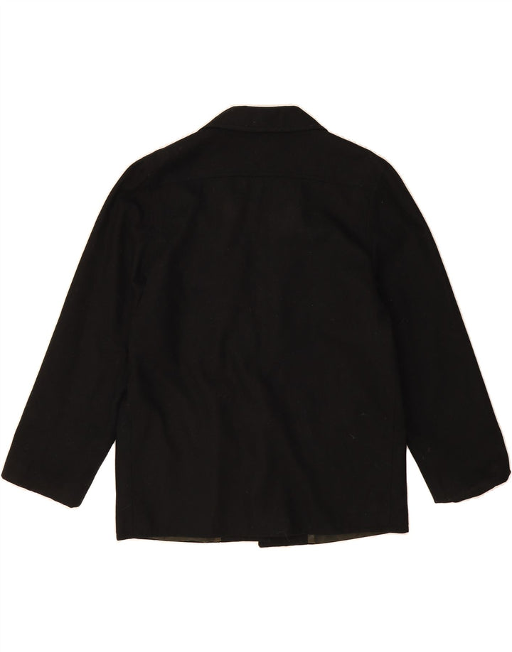 VINTAGE Womens Longline Oversized 1 Button Blazer Jacket UK 10 Small Black Vintage Vintage and Second-Hand Vintage from Messina Hembry 