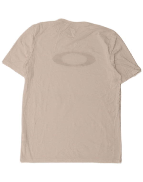Oakley T-shirt graphique pour hommes, grand, blanc