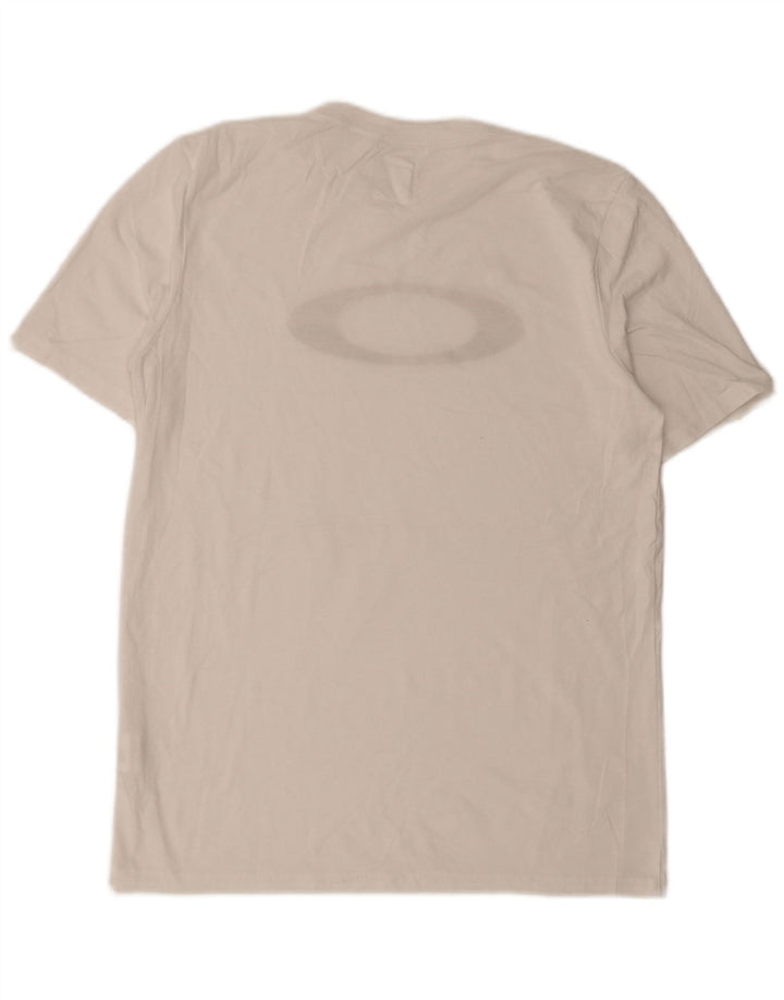 Oakley T-shirt graphique pour hommes, grand, blanc