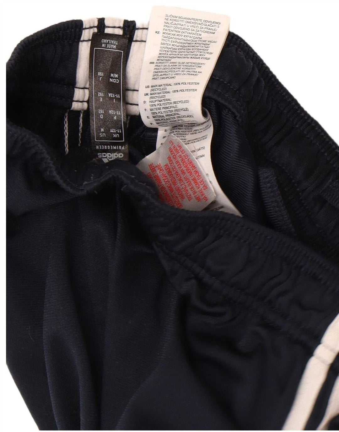 Adidas Pantalon de Survêtement Garçon Joggers 11-12 ans Bleu Marine Polyester