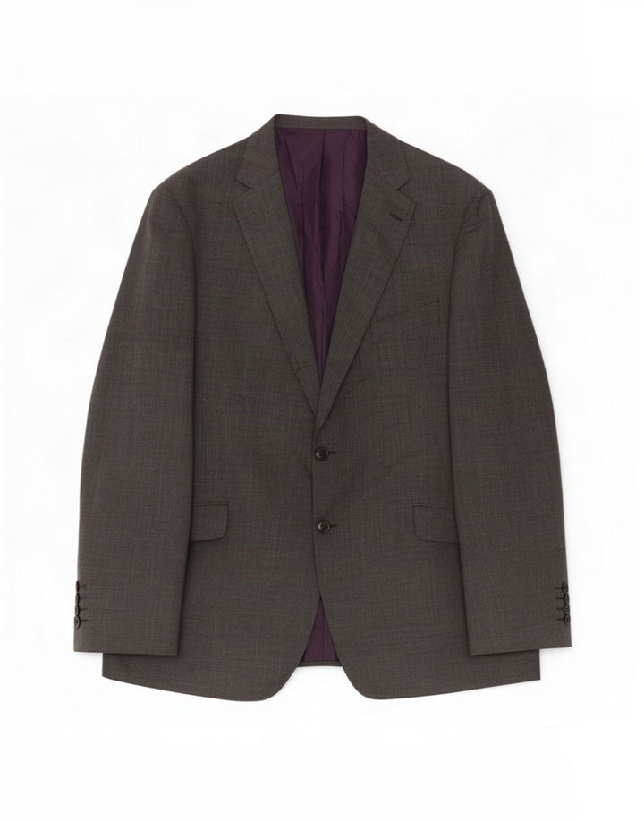 Marks & Spencer Veste Blazer 2 Boutons Homme UK 46 XL Laine Grise