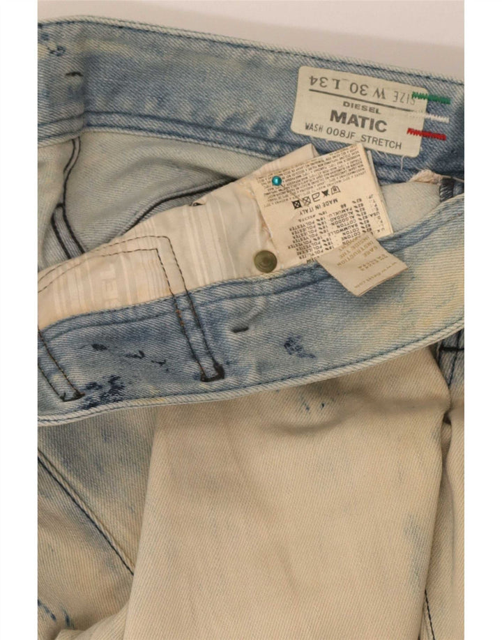 Diesel Jean Slim Matic Femme W30 L34 Bleu Coton