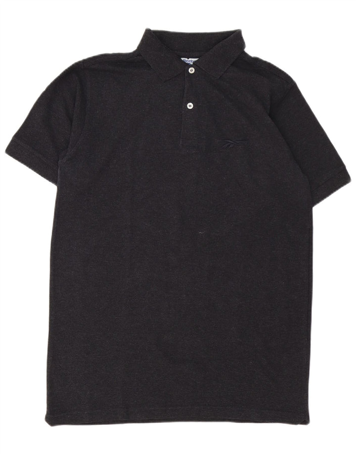 REEBOK Polo Homme Gris Moyen Coton