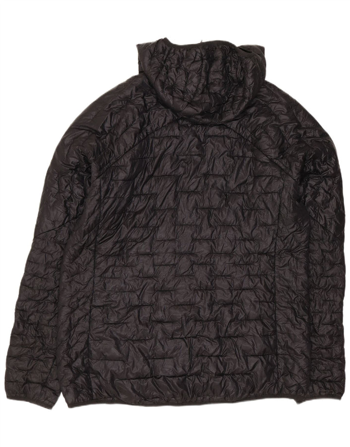 Patagonia Veste rembourrée à capuche pour femme UK 18 XL Nylon noir