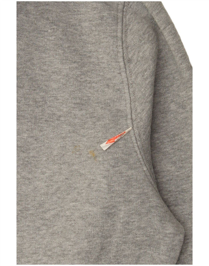 Champion Pull à capuche zippé pour homme, grand coton gris