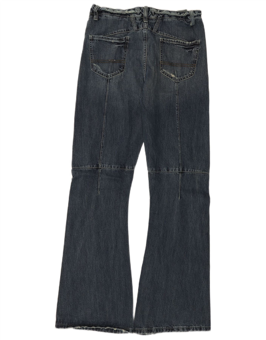 BENETTON Femme Jean Évasé W30 L32 Bleu
