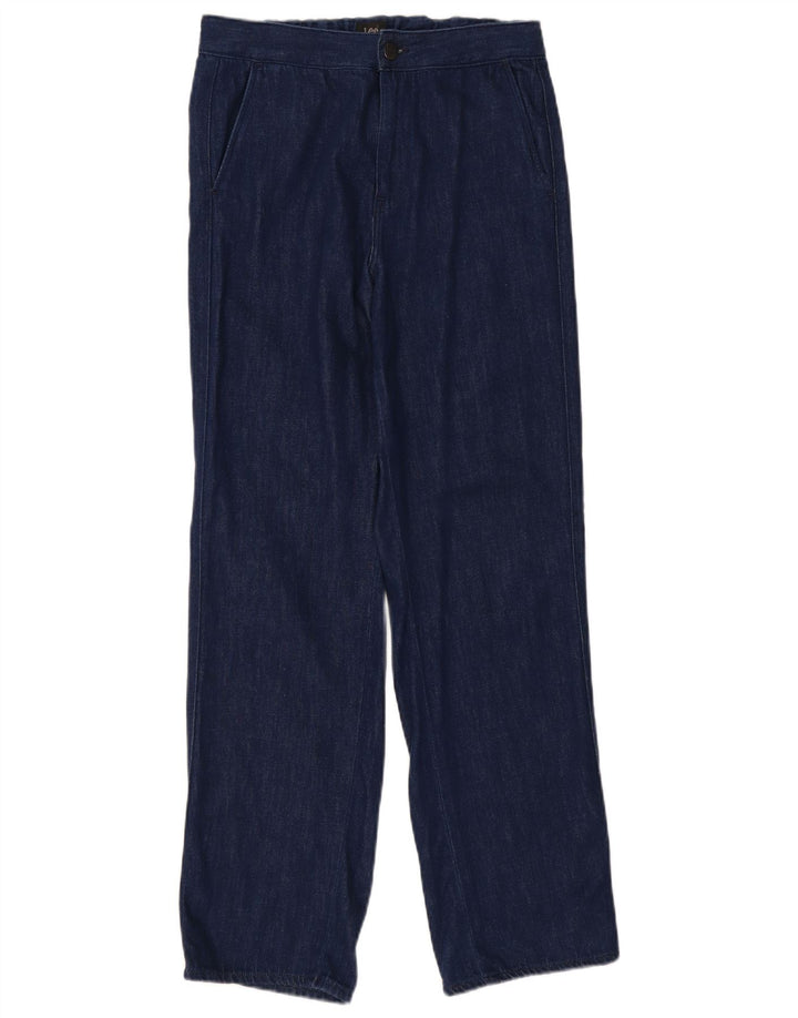 Lee Jean Droit Femme Petit W27 L31 Bleu Marine Coton