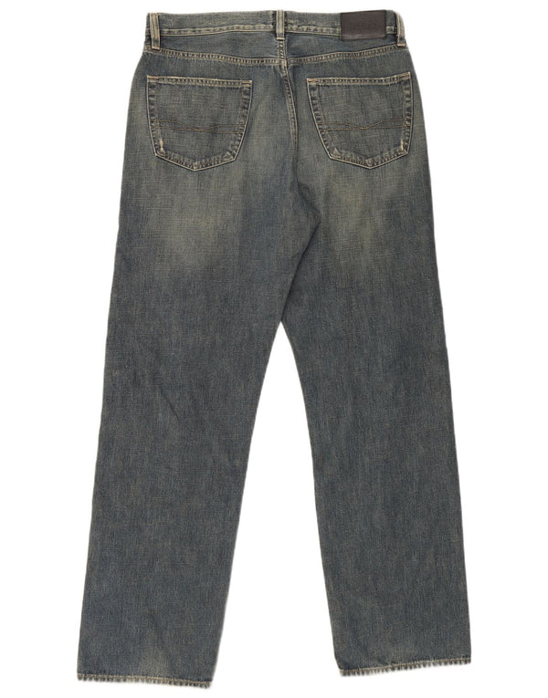 Hugo Boss Jean droit W34 L32 en coton bleu pour homme