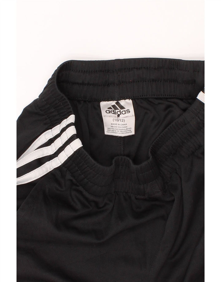 ADIDAS Boys Sport Shorts 10-11 Years Black Polyester Vintage Adidas and Second-Hand Adidas from Messina Hembry 
