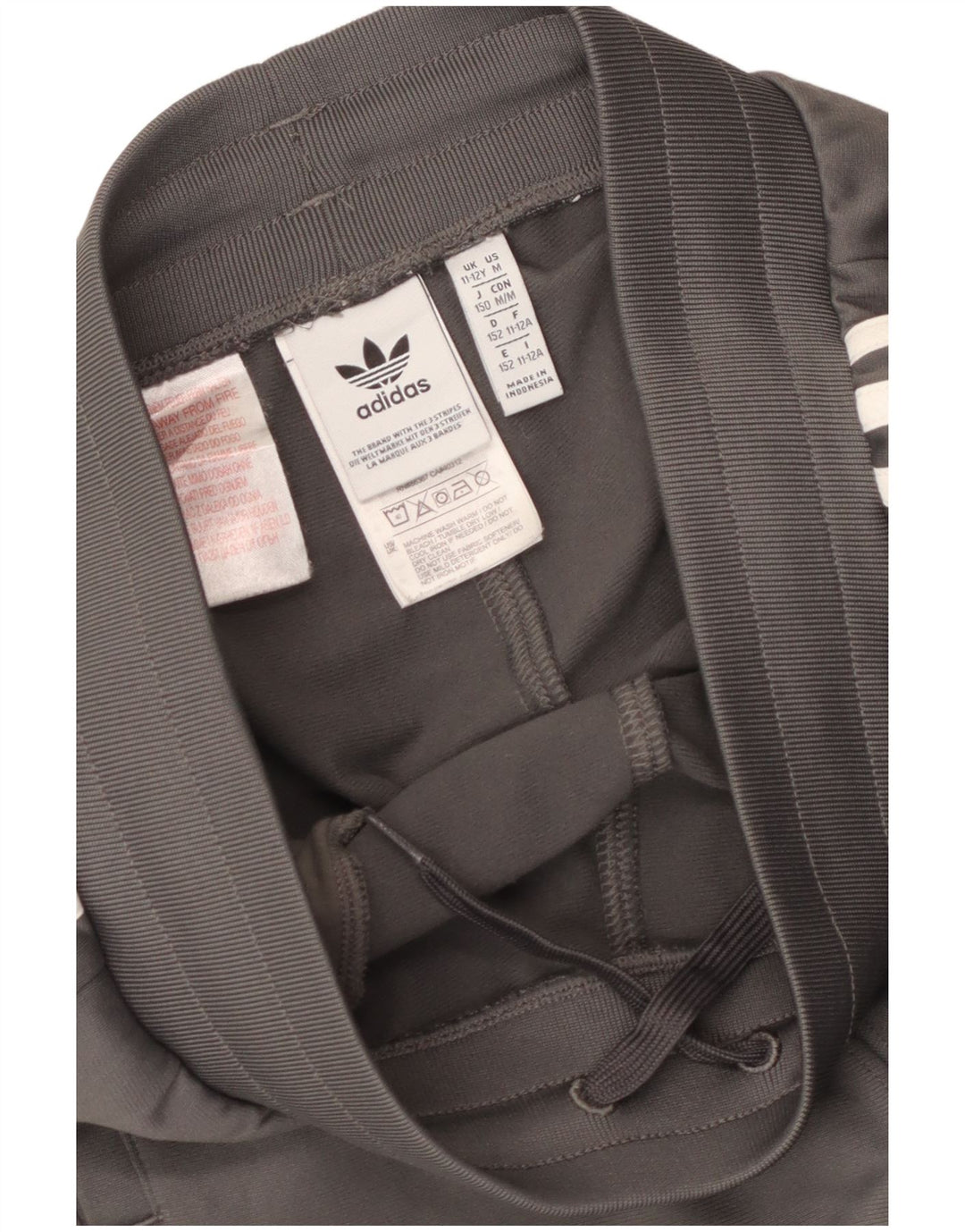 ADIDAS Pantalon de survêtement garçon Joggers 11-12 ans Gris Polyester