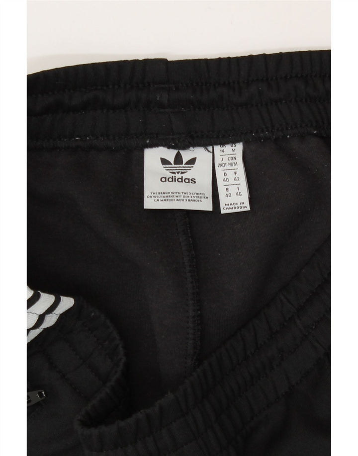 Adidas Pantalon de survêtement pour femme UK 14 Large Noir Polyester