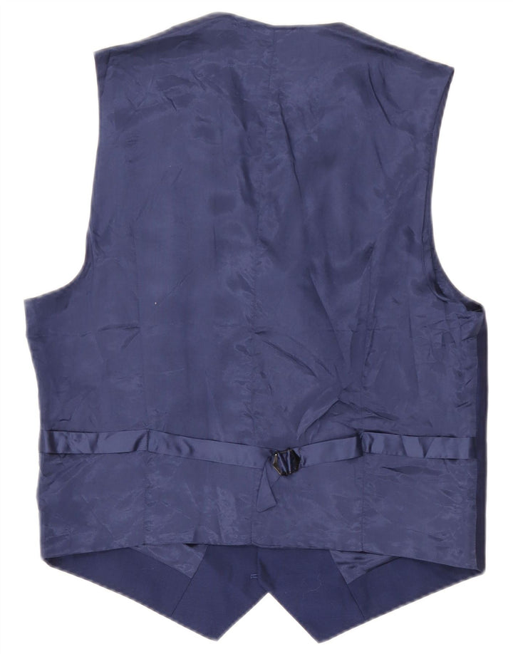Reiss Gilet Homme Bleu Marine Moyen Laine