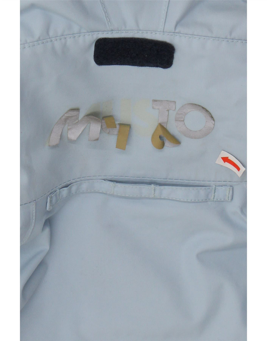 MUSTO Veste coupe-vent surdimensionnée pour femme UK 8 Small Bleu Colorblock