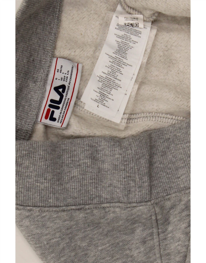 Fila Homme Pantalon De Survêtement Joggers Large Gris Moucheté Coton