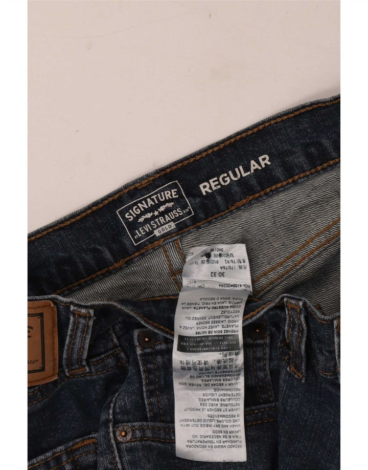Levi's Jean Droit Signature Regular W30 L32 Homme Bleu Coton